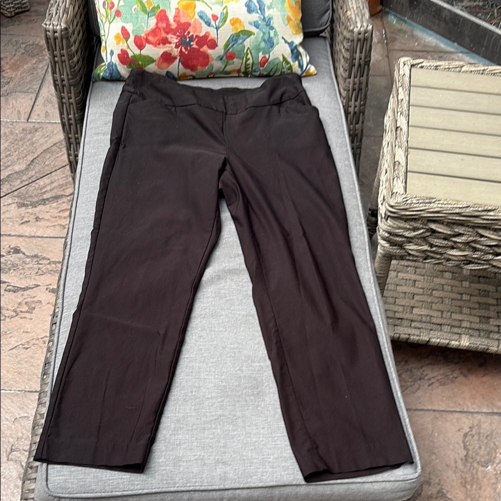 Tribal Black Ankle Pants